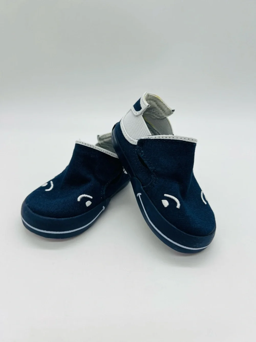 Sperry X Vineyard Vines Navy and White Whale Crib Shoes NWOT